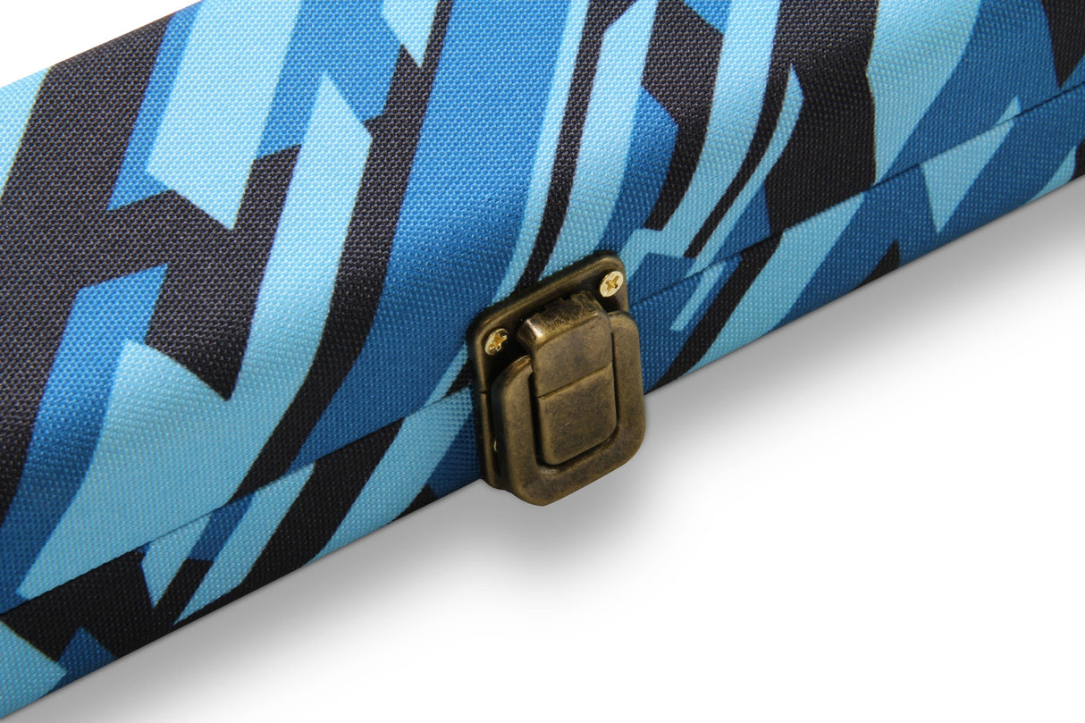 POSTMODERN 1 Piece Hard Snooker Pool Cue Case with Tough Plastic Ends - Holds 2 Cues Cue & Case