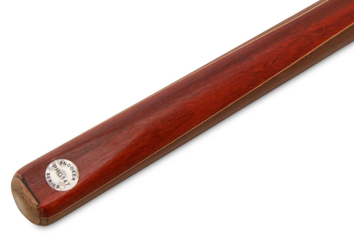 PRO147 JUNIOR CHAMPION 36 Inch Traditional 2pc Machine Spliced Pool Snooker Cue with Matching Ash Grain and 10mm Leather Tip