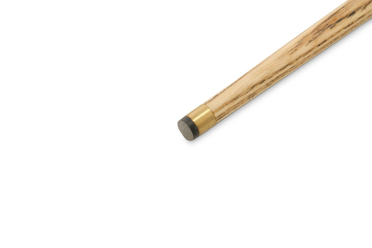 PRO147 JUNIOR CHAMPION 36 Inch Traditional 2pc Machine Spliced Pool Snooker Cue with Matching Ash Grain and 10mm Leather Tip