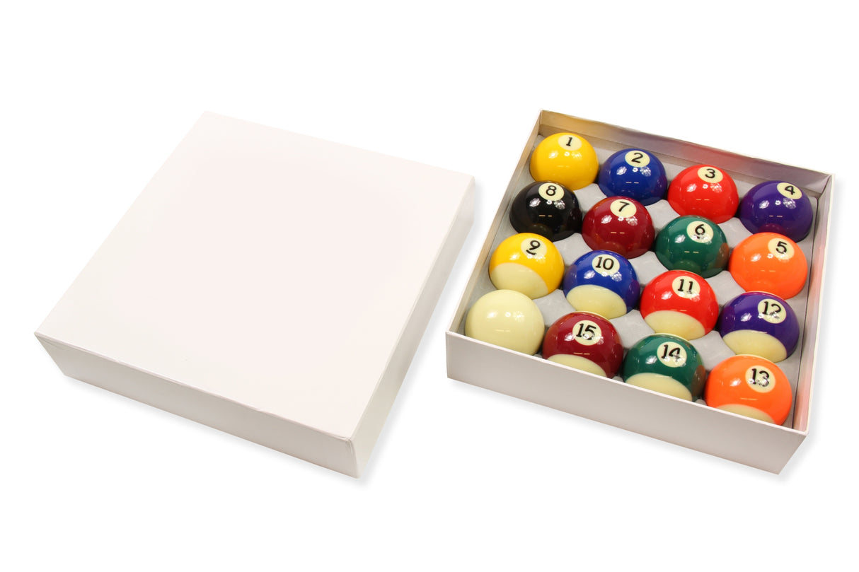 Funky Chalk Junior ECONOMY Spots and Stripes Numbered Kids Pool Balls - 1 1/2" (38mm)