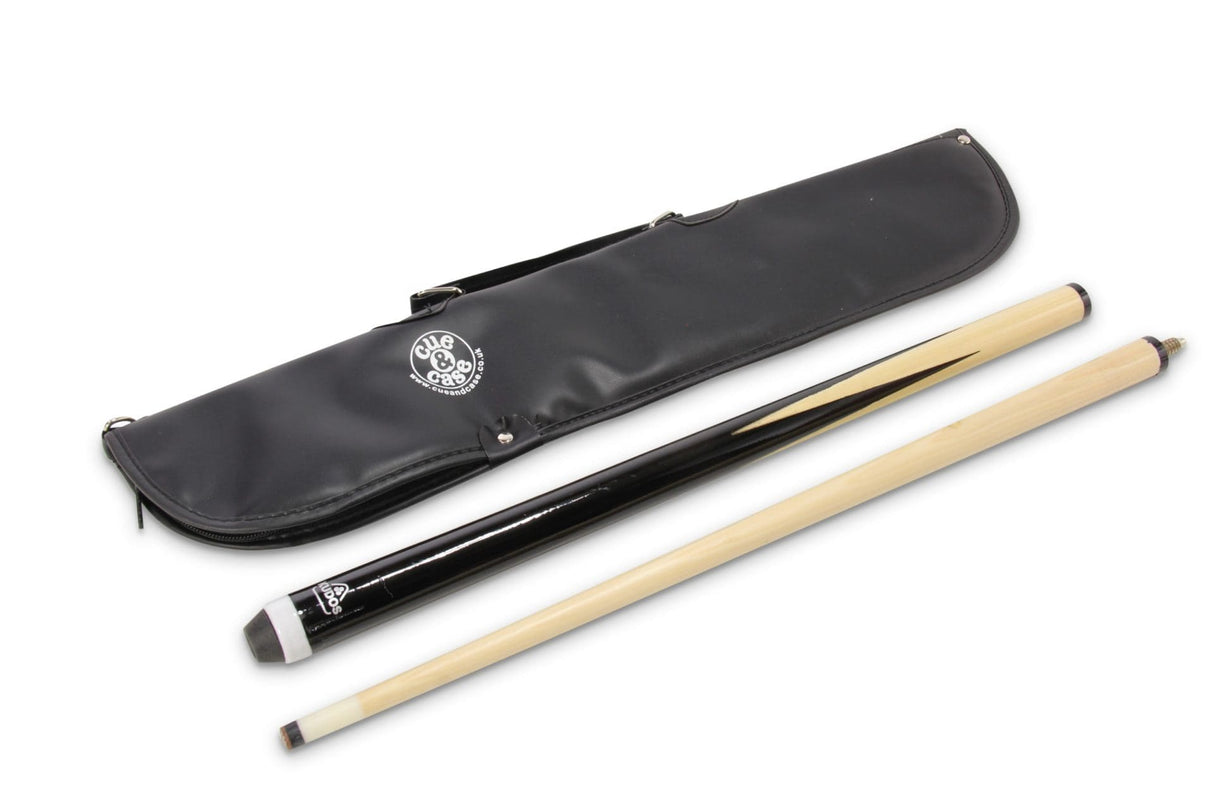 Kudos BLACK BUTT 36 Inch Economy Kids Junior Snooker Pool Cue with Cue and Case Mini Soft Case + 4 x 11mm tips