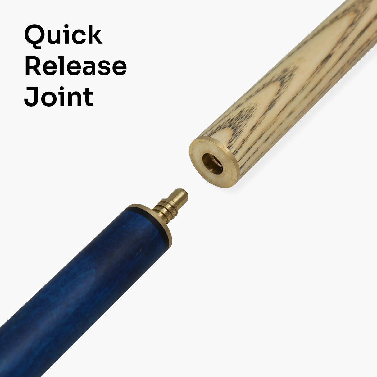 Jonny 8 Ball HAWK 3 Section Rapid Shorten English Pool Cue – 8mm Tip - 55 & 57" Length Jonny 8 Ball