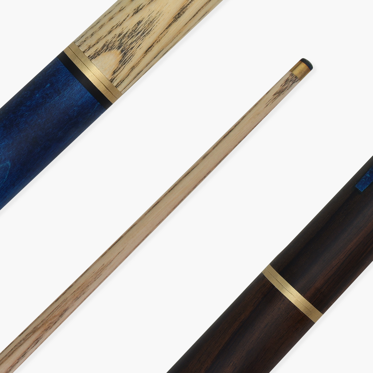 Jonny 8 Ball HAWK 3 Section Rapid Shorten English Pool Cue – 8mm Tip - 55 & 57" Length