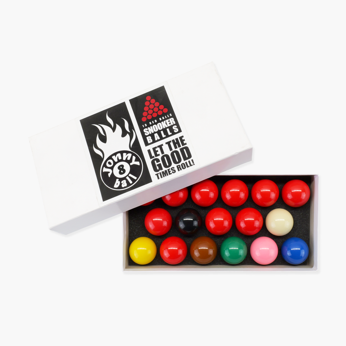 Jonny 8 Ball 41mm (1 5/8") Kids / Small Snooker Ball Set - 17 Balls