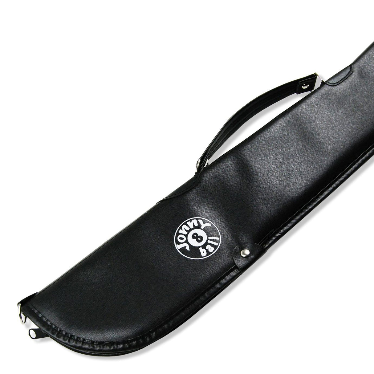 Jonny 8 Ball KIDS Small Soft Black Vinyl Cue Case For Small 36" 2pc Snooker Pool Cue - measures 53cm