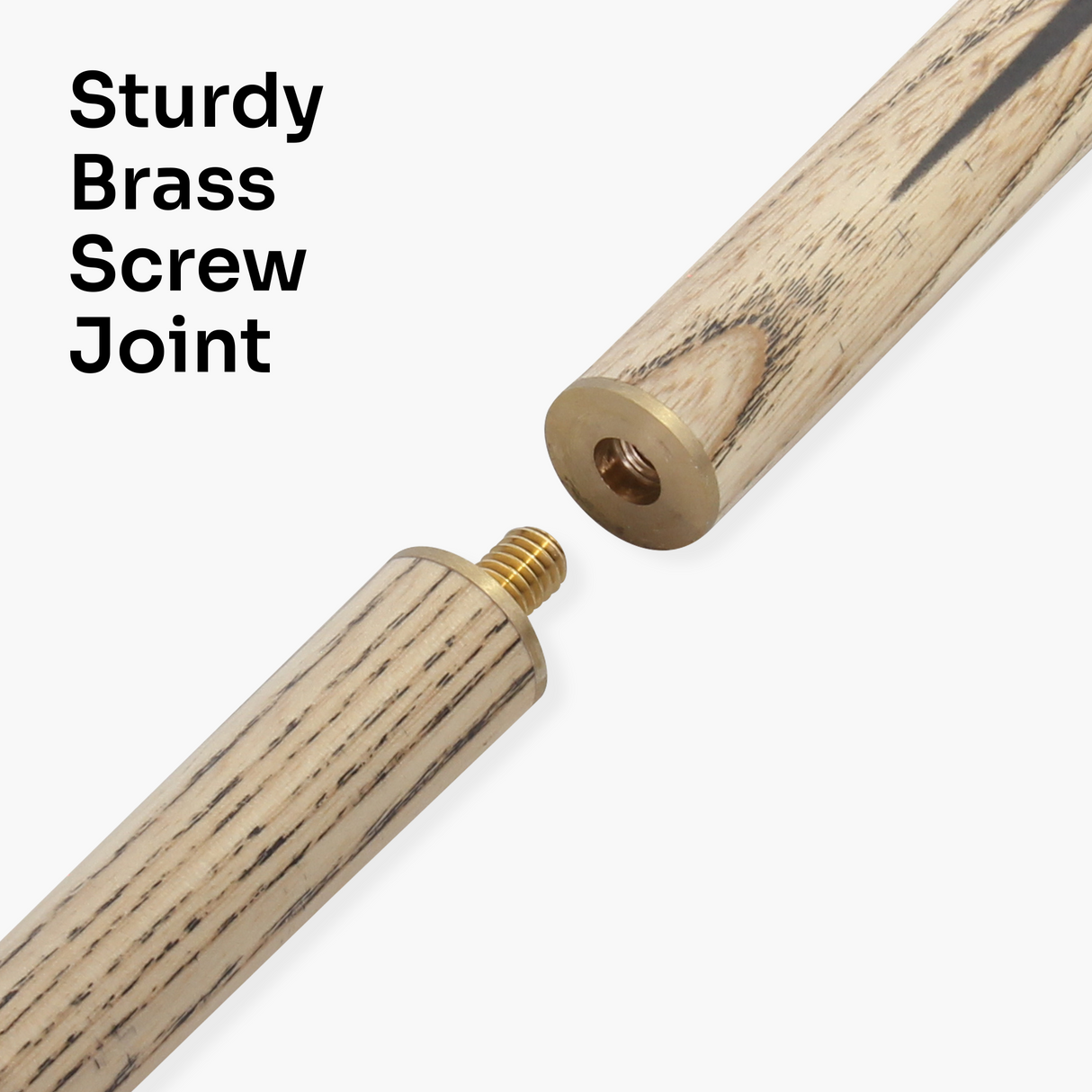 Kudos 48 Inch JUNIOR SAVANNA 2pc Centre Joint Ash Snooker Pool Cue 10mm Tip