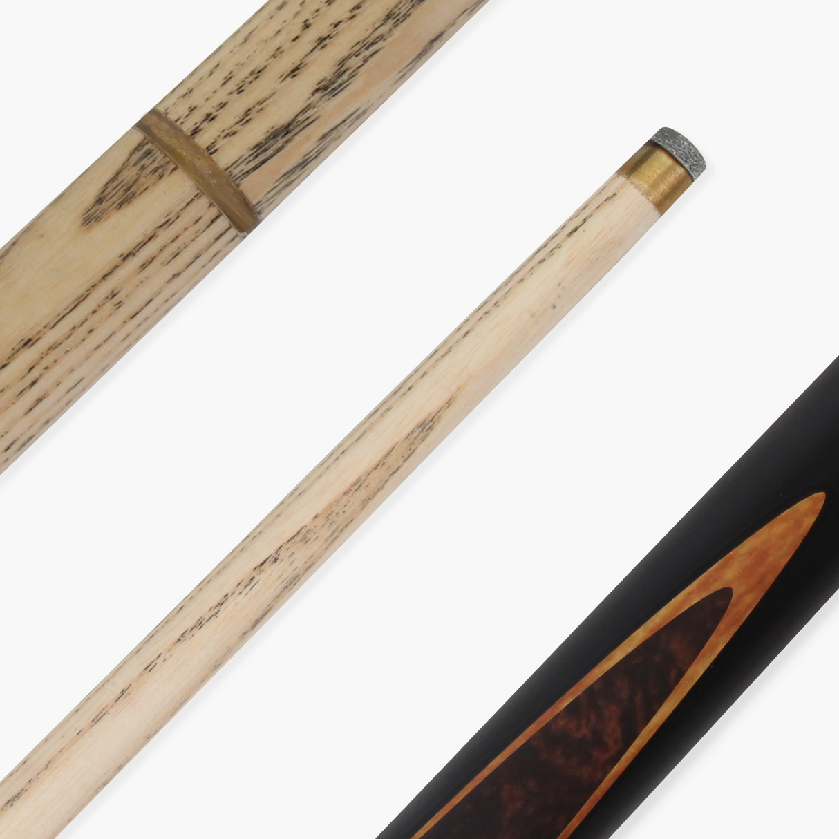 Kudos Classic Range 48 Inch Junior Kids 2 Piece Snooker Pool Cue with 9.5mm Tip