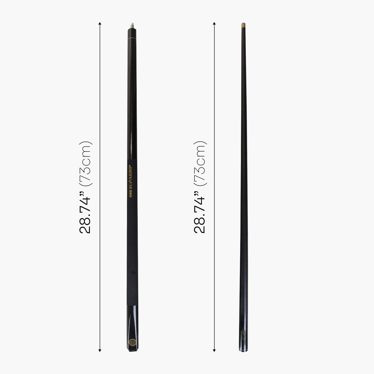 BCE Mark Selby 'Simulated Graphite Shaft' Snooker & Pool Cue - Metallic BLACK