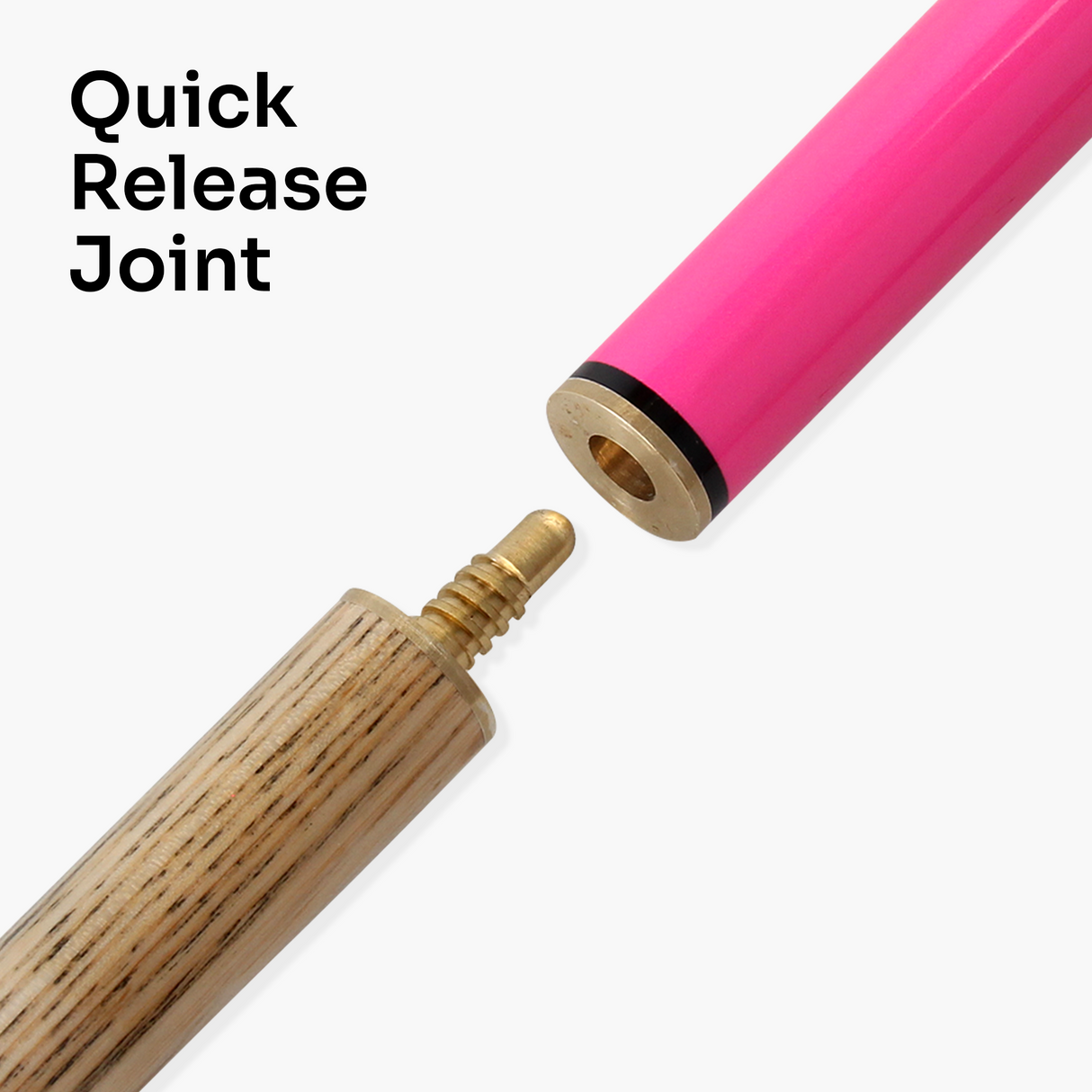 Jonny 8 Ball TRIAD 57 Inch 3 Piece Snooker Pool Cue 9.5mm Tip - Shorten to 39 Inch