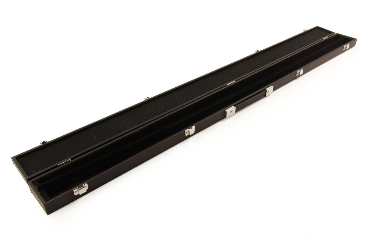 Plain Black CLASSIC ATTACHE Batten ¾ Joint Snooker Cue Case – Strong & Spacious