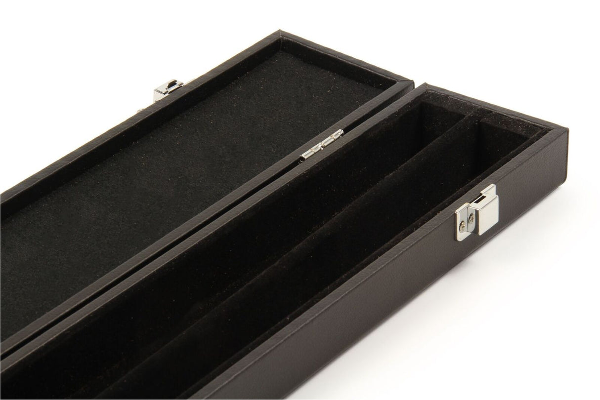 Plain Black CLASSIC ATTACHE Batten ¾ Joint Snooker Cue Case – Strong & Spacious