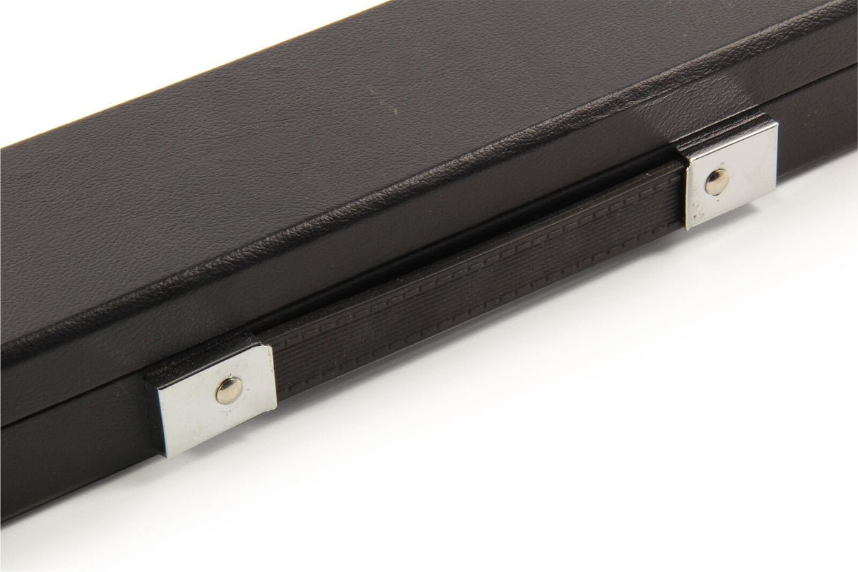 Plain Black CLASSIC ATTACHE Batten ¾ Joint Snooker Cue Case – Strong & Spacious