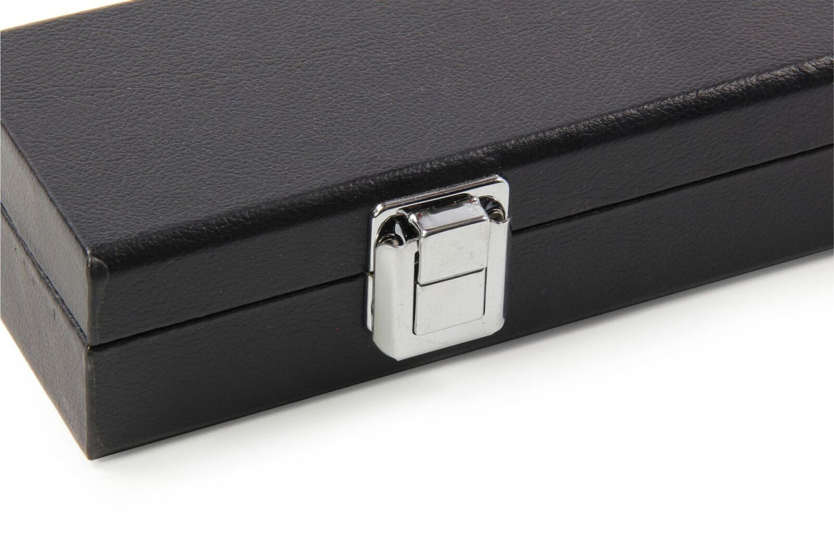 Plain Black CLASSIC ATTACHE Batten ¾ Joint Snooker Cue Case – Strong & Spacious