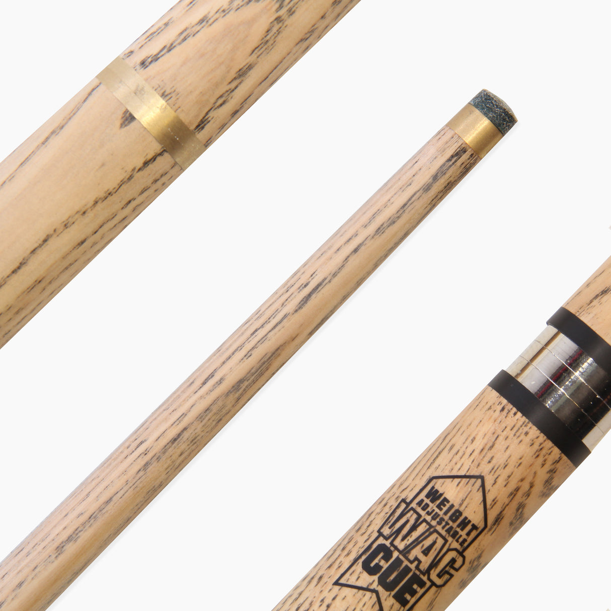 BCE Mark Selby RED CLASSIC ASH Weight Adjustable 57" 2pc Ash Pool Snooker Cue - 9.5mm