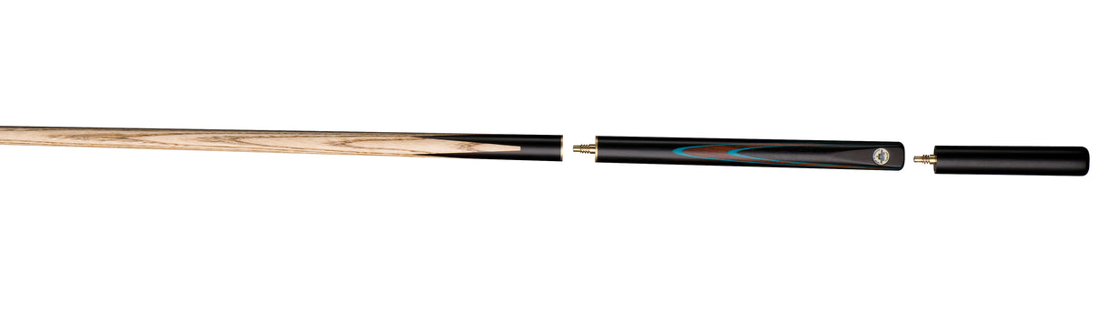 Peradon Century 58 inch 3/4 Joint Snooker and Pool Cue with Ebony Butt and 9.5mm Elkmaster Tip