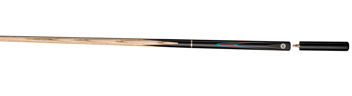 Peradon Century 58 inch 3/4 Joint Snooker and Pool Cue with Ebony Butt and 9.5mm Elkmaster Tip