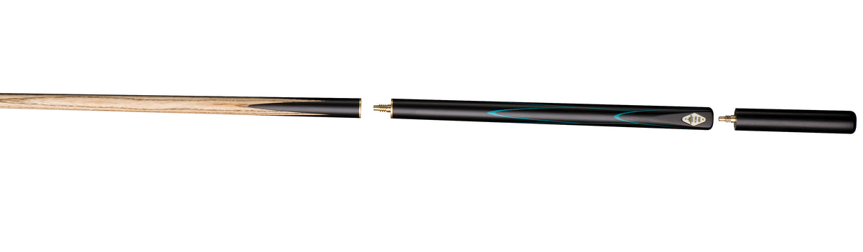 Peradon YORK 3/4 Jointed Hand Made Real Ebony Snooker Cue 58 Inch – Made In UK