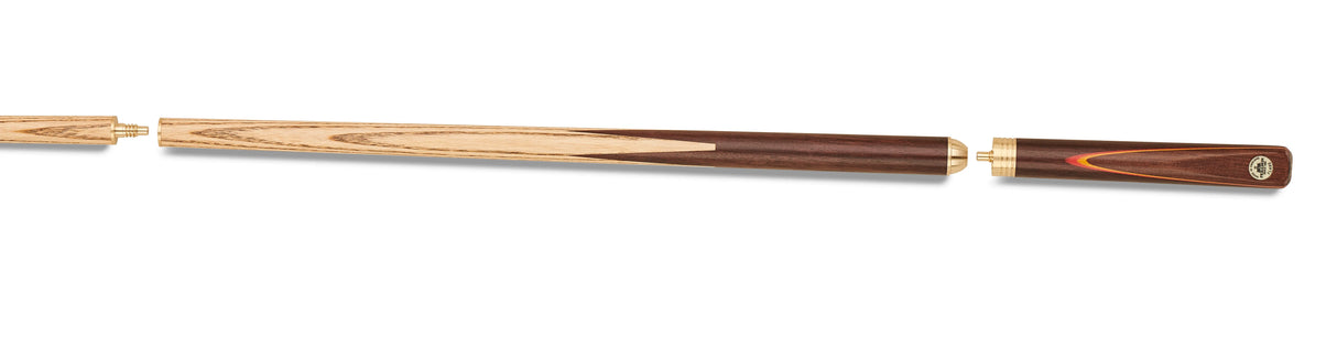 Peradon FLARE 3 Piece Matching Ash English 8 Ball Pool Cue 57 Inch – 8.5mm Tip Peradon