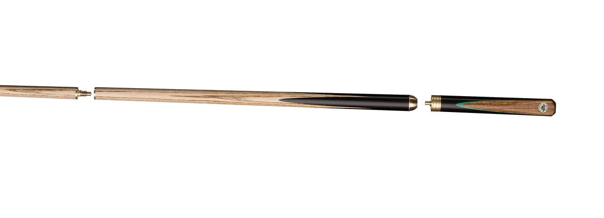 Peradon QUASAR 3 Piece Ash Ebony & Zebrano Snooker Pool Cue 55 Inch - 8.5mm Tip