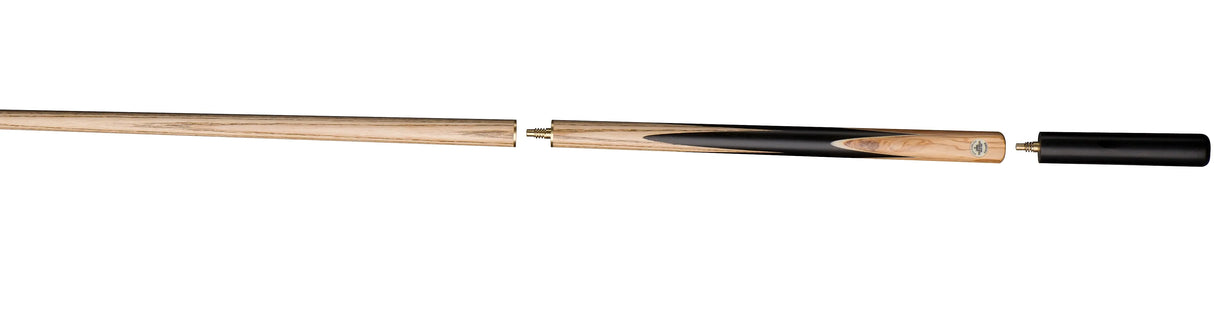 Peradon SATURN 57" Hand Spliced OLIVE 3/4 Jointed Pool Cue + Mini Ext, 8mm Tip Peradon