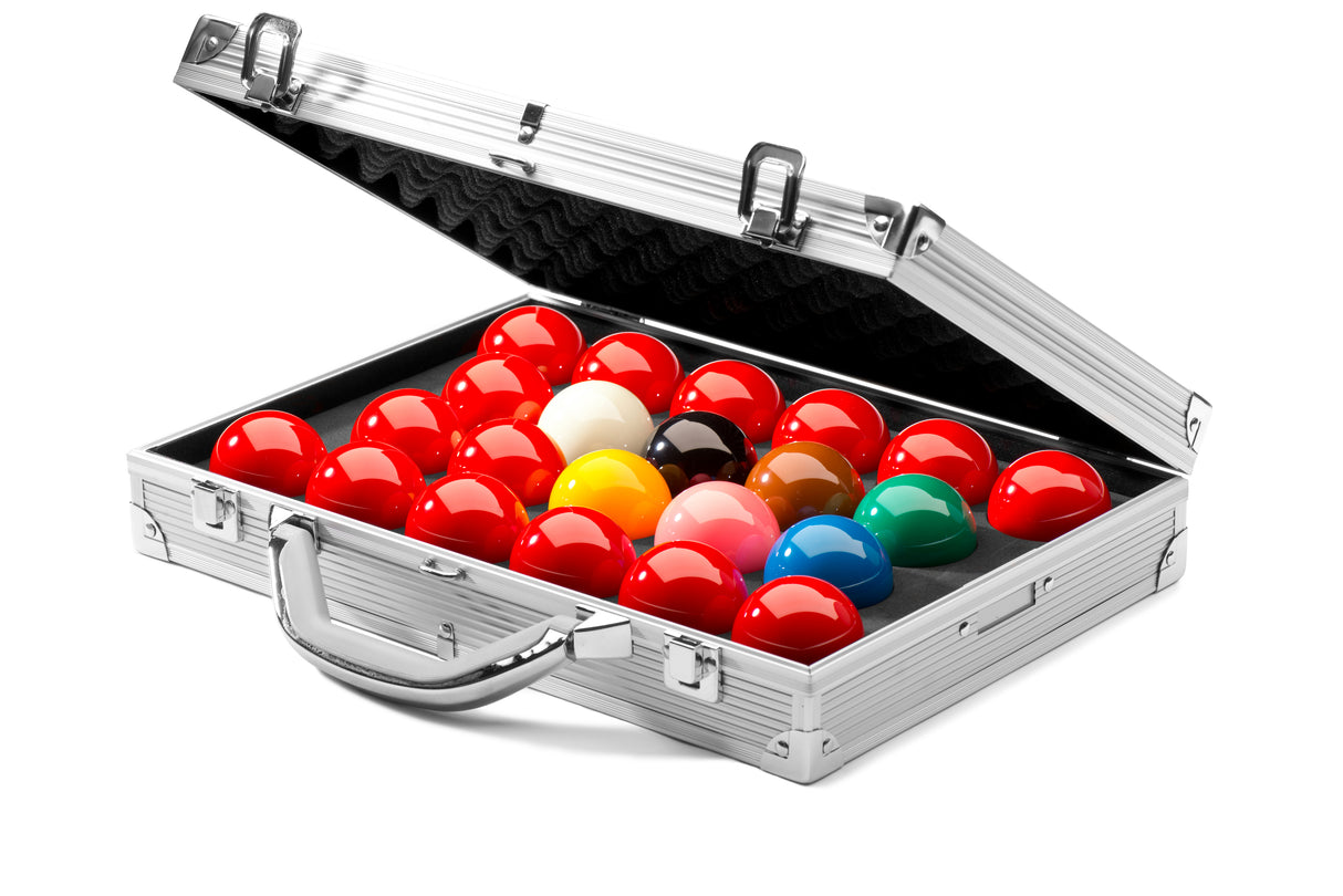 Aramith Tournament Champion SuperPro 1G Snooker Balls with Carry Case - As used by WST, IBSF, WSF