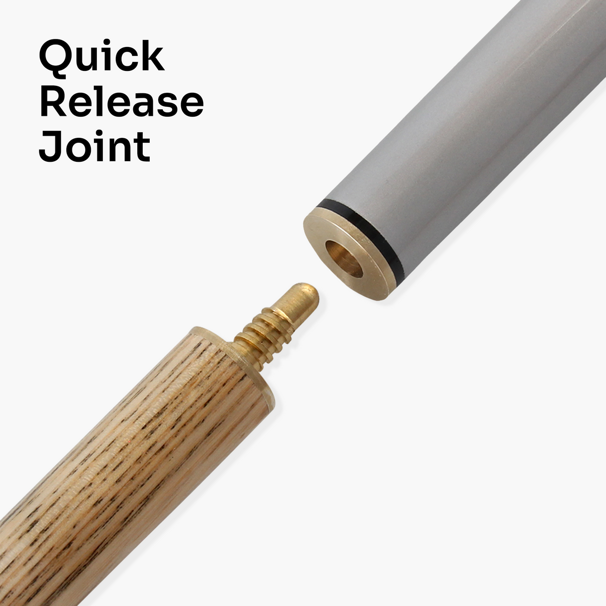 Jonny 8 Ball TRIAD 57 Inch 3 Piece Snooker Pool Cue 9.5mm Tip - Shorten to 39 Inch