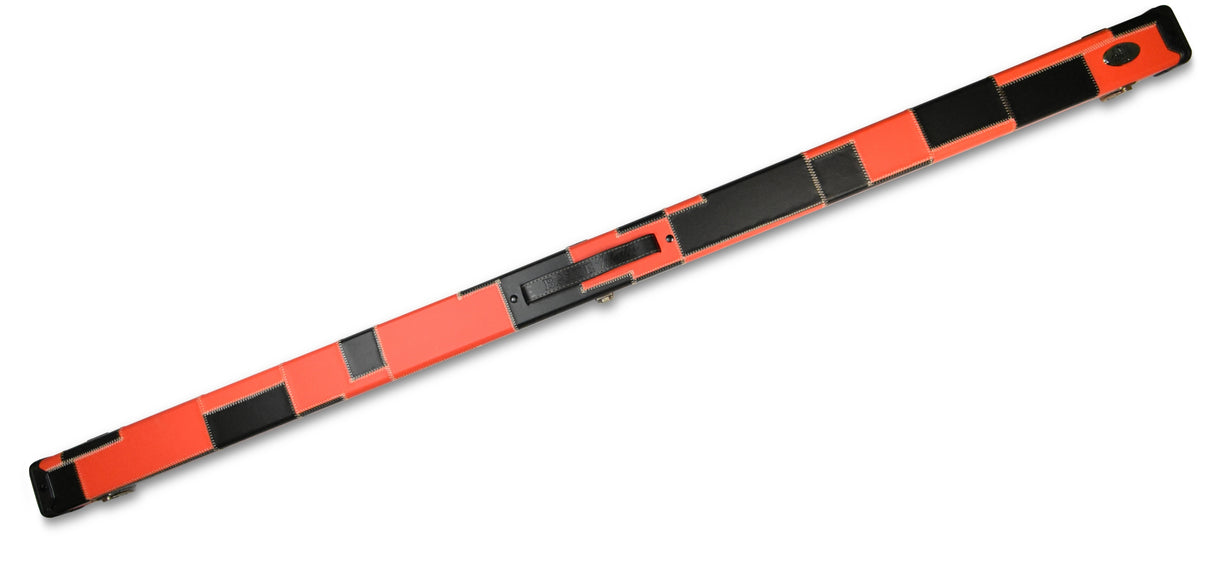 Baize Master 1 Piece PATCH Deluxe Plastic Ends Snooker Pool Cue Case - Holds 2 Cues