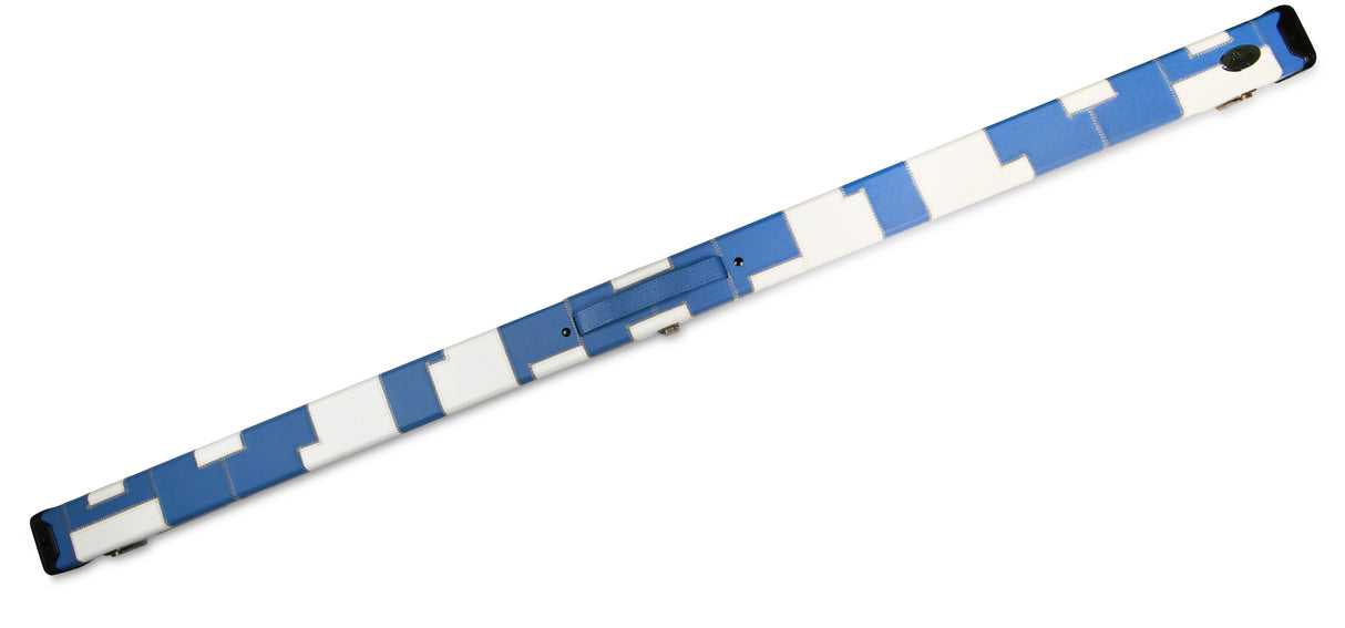 Baize Master 1 Piece PATCH Deluxe Plastic Ends Snooker Pool Cue Case - Holds 2 Cues