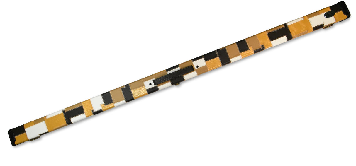 Baize Master 1 Piece PATCH Deluxe Plastic Ends Snooker Pool Cue Case - Holds 2 Cues