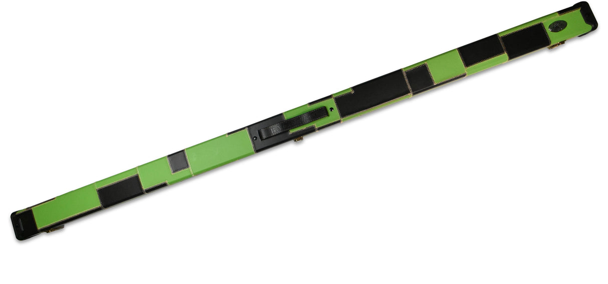 Baize Master 1 Piece PATCH Deluxe Plastic Ends Snooker Pool Cue Case - Holds 2 Cues