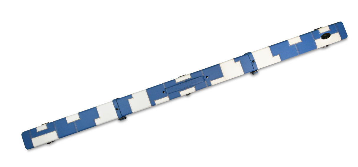 Baize Master 1 Piece PATCH Luxury Round Corner Snooker Pool Cue Case - Holds 2 Cues