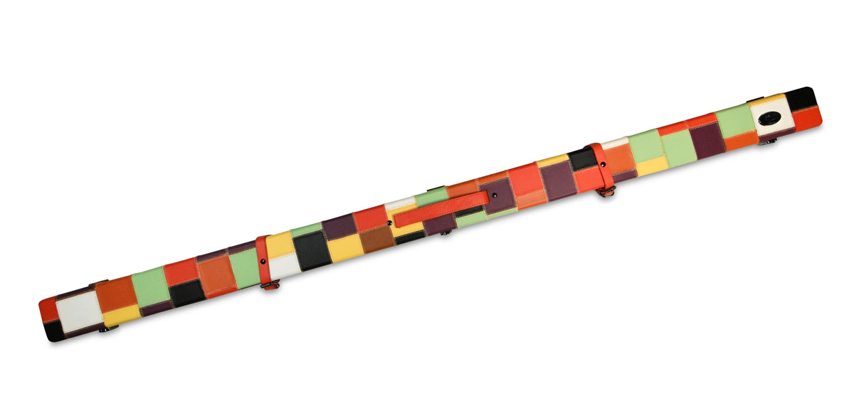 Baize Master 1 Piece PATCH Luxury Round Corner Snooker Pool Cue Case - Holds 2 Cues