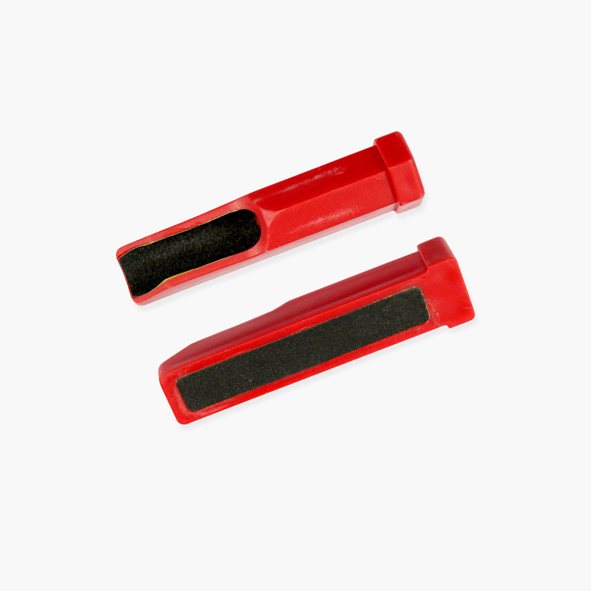 Pocket-Sized SUPAFILE Cue Tip Shaper: Red Plastic & Dual Sandpapered Cue & Case
