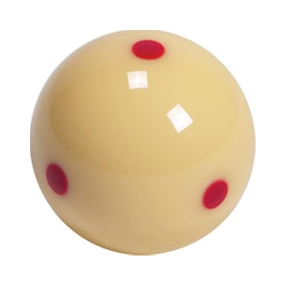 ARAMITH Pro-Cup Red Spotted AMERICAN Pool Cue Ball 2 1/4 Inch - Blister Pack