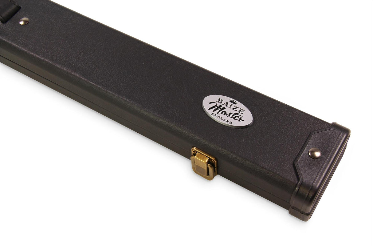Baize Master 2 Piece Deluxe Snooker Pool Cue Case with Plastic Ends - Coloured Interior