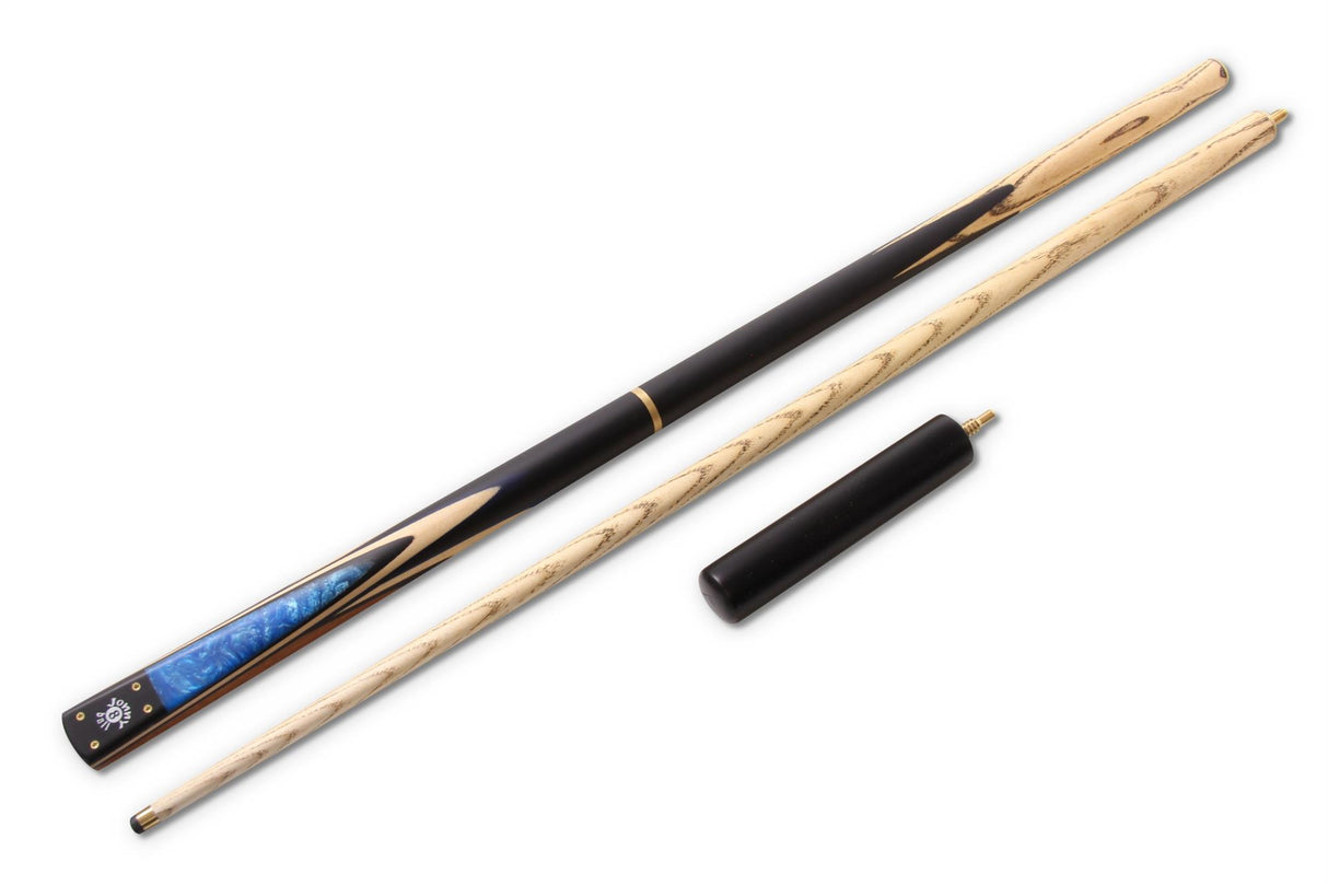 Jonny 8 Ball MARBLE 57 Inch 3 Piece Snooker Pool Cue 9mm Tip - Shorten to 44 Inch