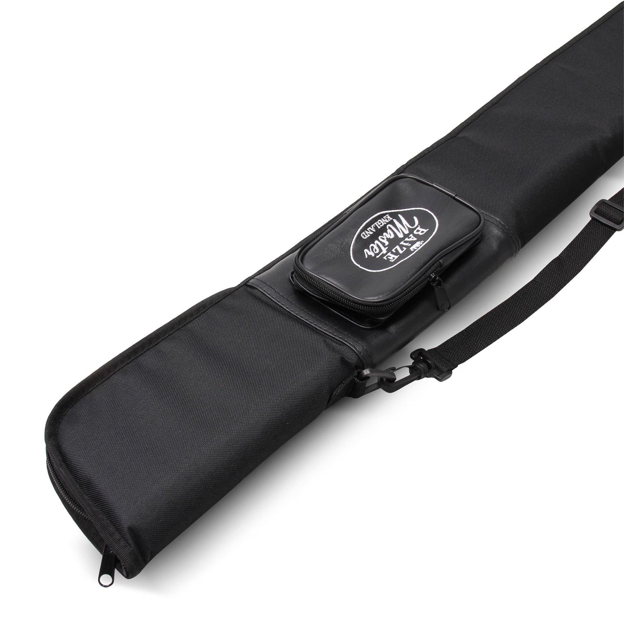 Baize Master Soft Embroidered 3/4 Accessory Pocket Snooker Pool Cue Case