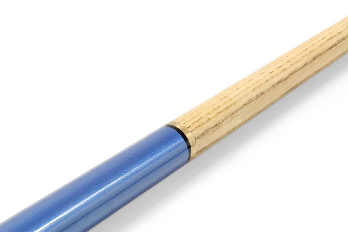 Jonny 8 Ball 52 Inch BLUE JET 2pc Ash Pool Snooker Cue - 10mm Tip