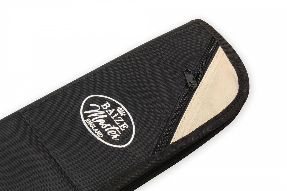 Baize Master Luxury FUR LINED 2 Piece Snooker Pool Cue Case - Holds 1 Butt & 2 Shafts