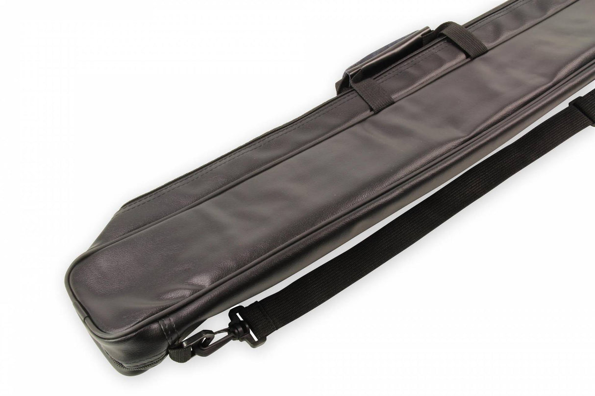 Baize Master Premium Soft Black DUAL Pool Cue Case for 2 Cues – 2 Butts & 2 Shafts