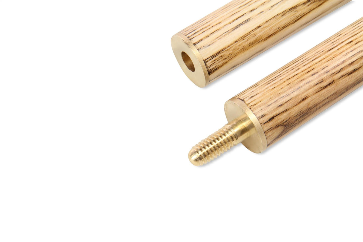 Pro147 Snakewood 3pc Snooker Pool Cue 57 Inch with Matching Ash Grain and 9.5mm Tip