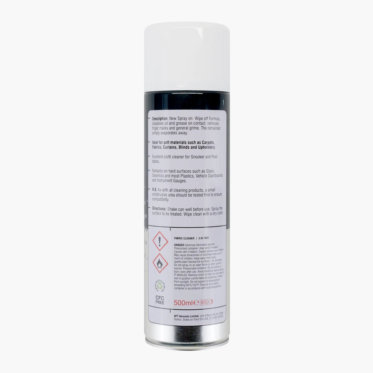 Pool & Snooker Table Fabric Cleaner Spray 500ml