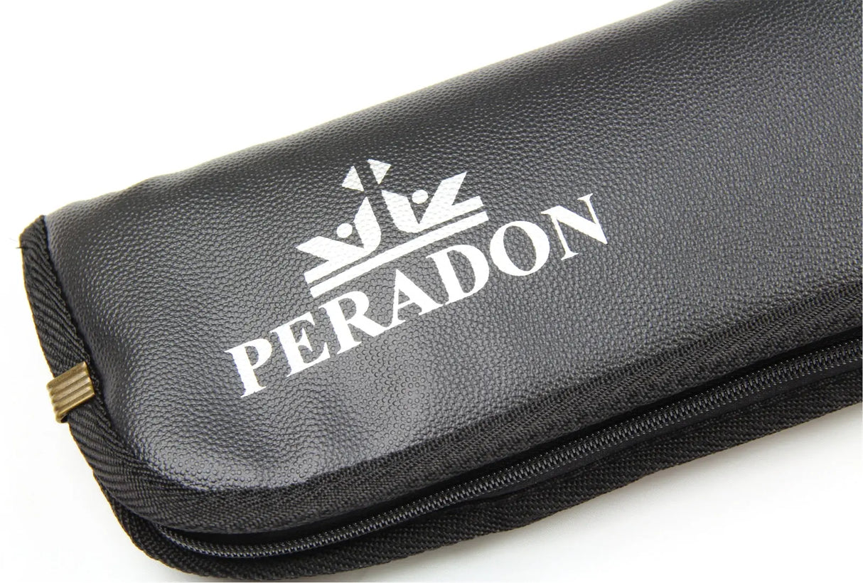 Luxury Peradon Fur Lined Soft Case For 3/4 Joint Snooker Pool Cue Peradon