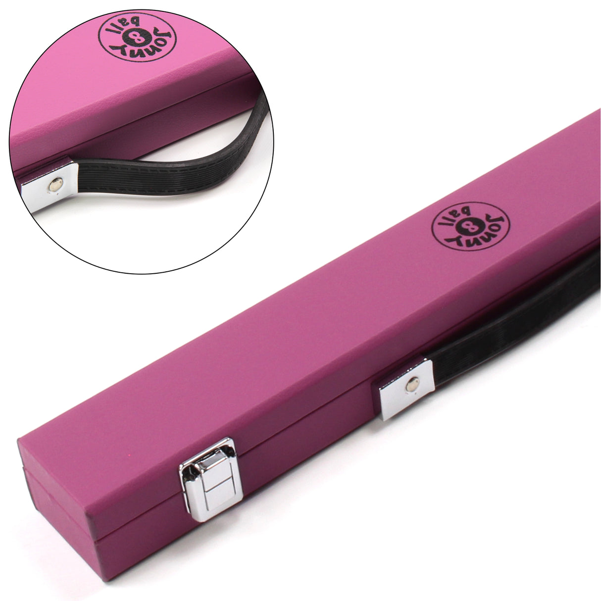 Jonny 8 Ball Short 20 Inch Kids Snooker Pool Cue Case for 2 Piece 36 Inch Junior Cues