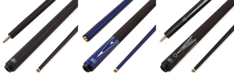 Carbon Fiber and Fiberglass Snooker Pool Cues Cue + Case