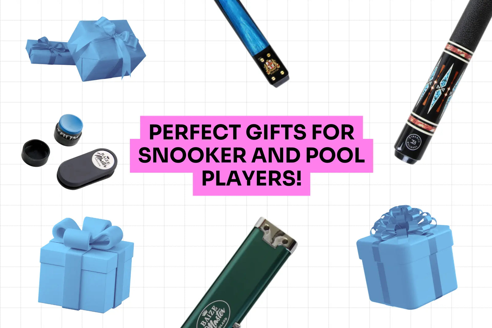 Perfect Gifts for Snooker and Pool Players! Cue + Case