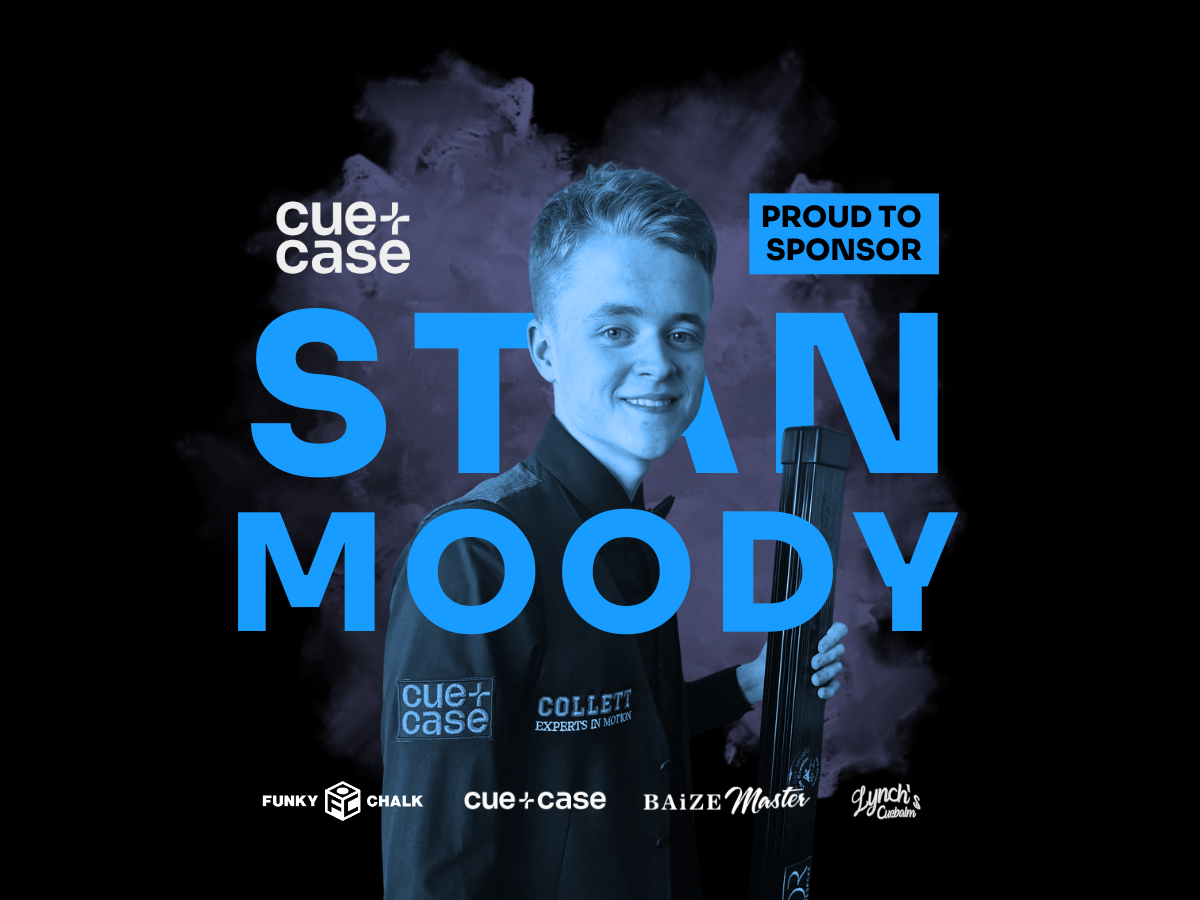 Cue + Case x Stan Moody – Official 2025/26 Season Sponsors!