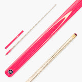 PRO147 Flamingo 3/4 Jointed Snooker and Pool Cue with 9.5mm Red Layered Pro Tip PRO147