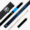 PRO147 Apollo 58 Inch 3/4 Jointed Hand Spliced Premium Snooker and Pool Cue and Case Set 9.5mm Tip