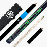 PRO147 Apollo 58 Inch 3/4 Jointed Hand Spliced Premium Snooker and Pool Cue and Case Set 9.5mm Tip